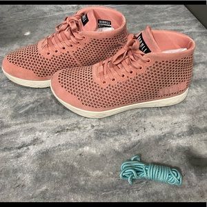 Rose Suede Mid Trainers